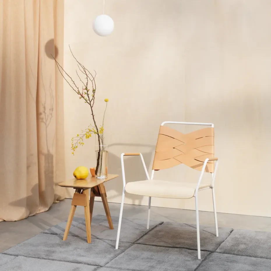 Mesa auxiliar Arco S, roble