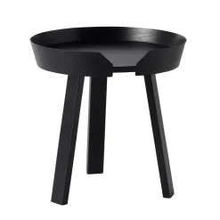 Mesa auxiliar Around, pequeña, negro