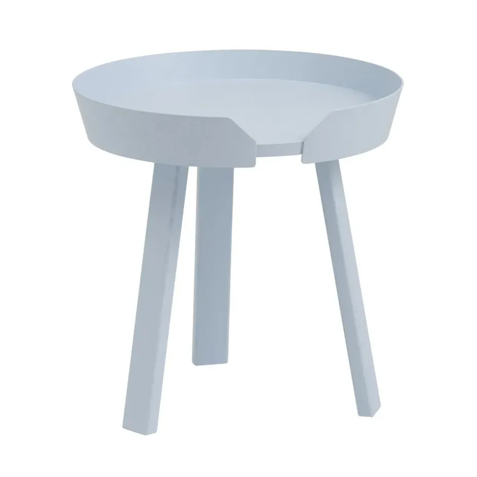 Mesa auxiliar Around, pequeña, Light blue