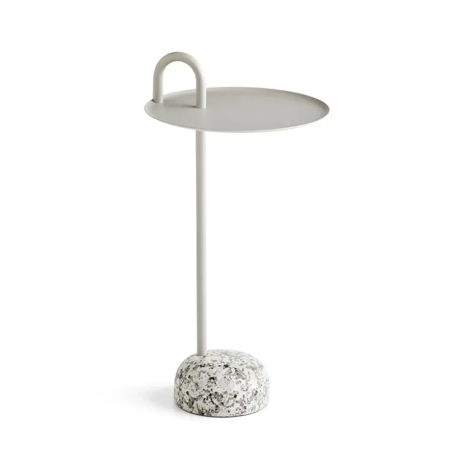 Mesa auxiliar Bowler, Beige-granite