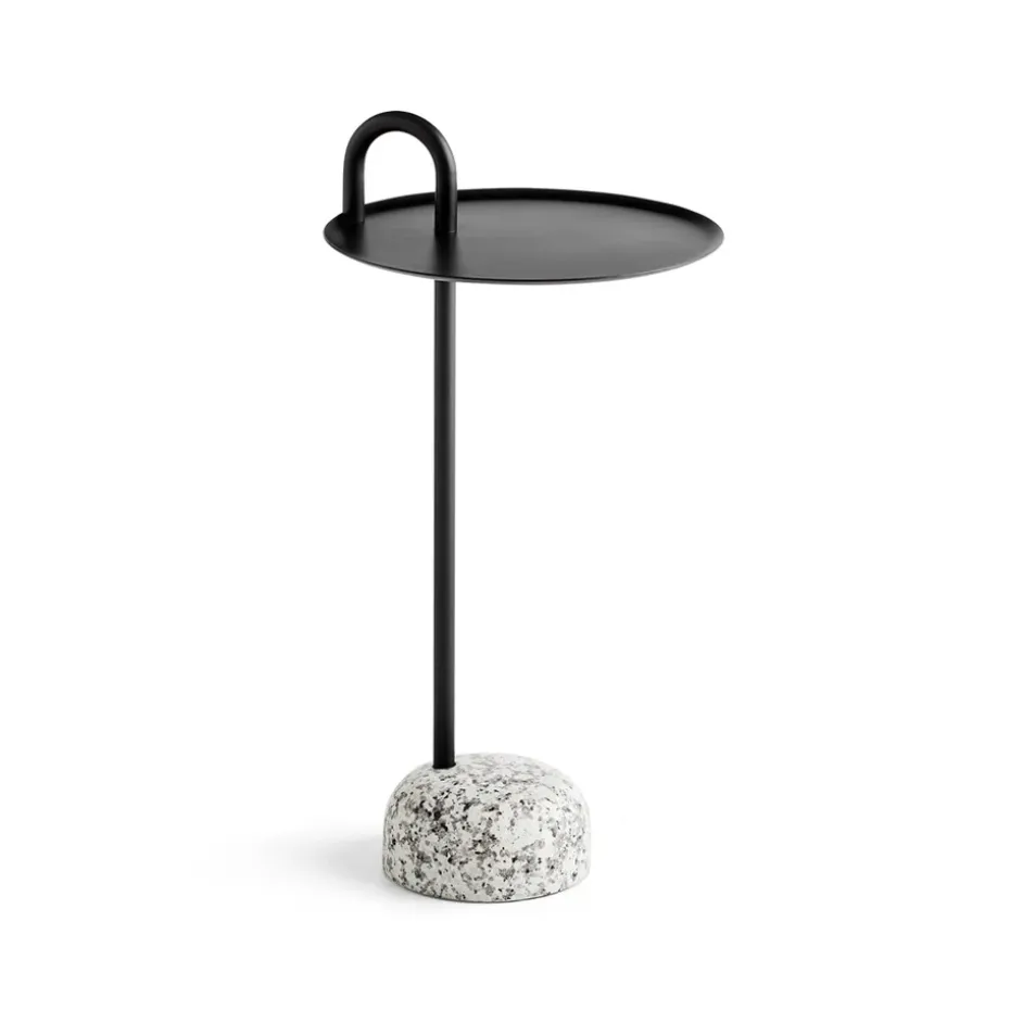 Mesa auxiliar Bowler, Black-granite