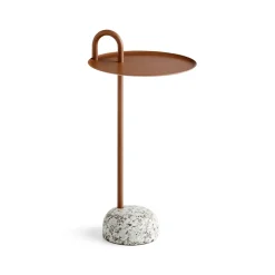 Mesa auxiliar Bowler, Pale brown-granite