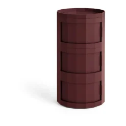 Mesa auxiliar Facet Cabinet 30, Burgundy