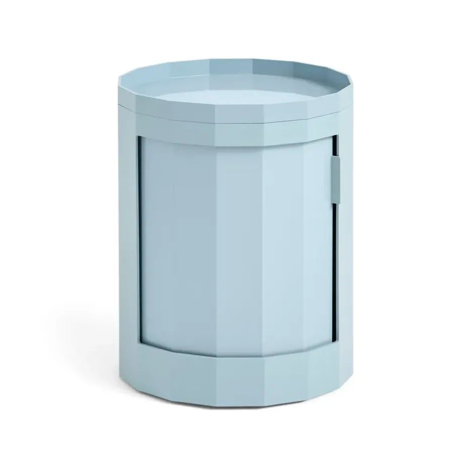 Mesa auxiliar Facet Cabinet 100, Misty blue