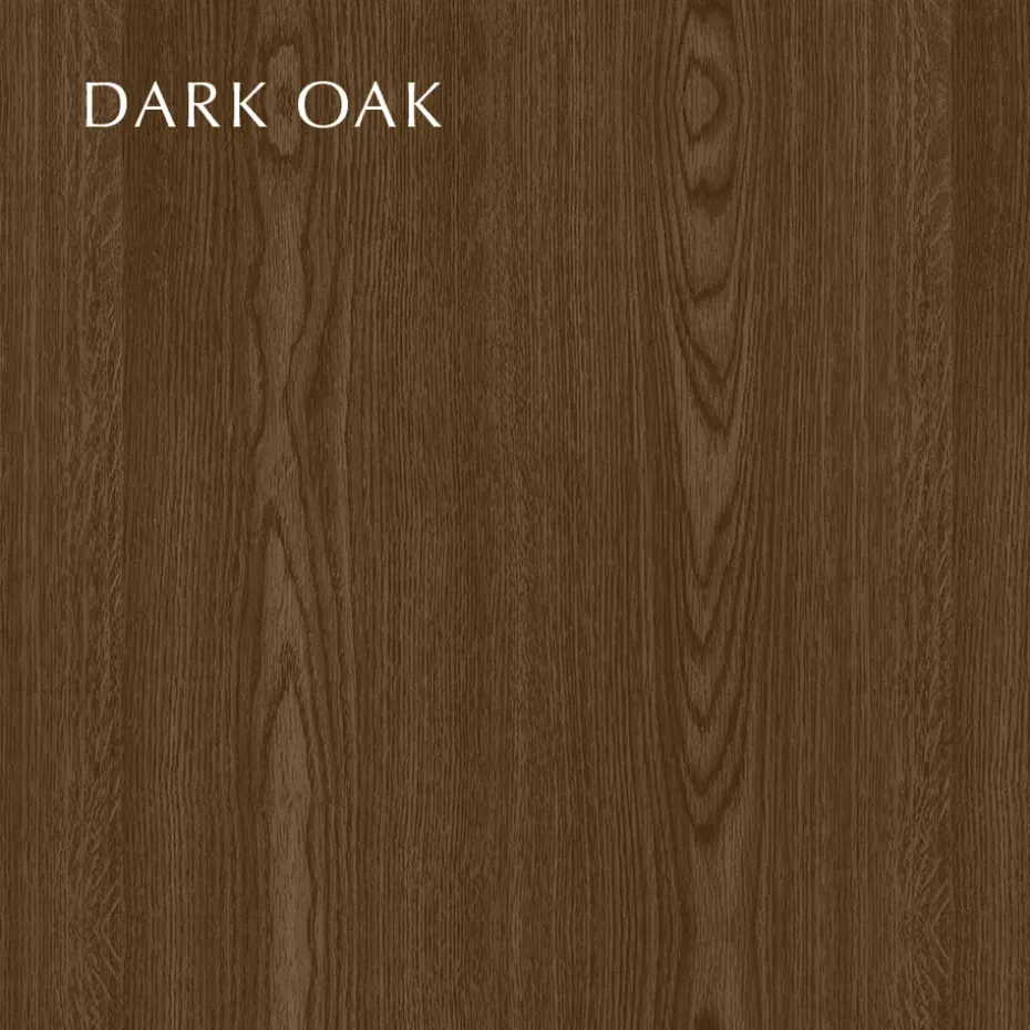 Mesa auxiliar Hang Out, Roble oscuro-latón