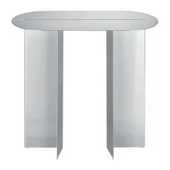 Mesa auxiliar ORU 80x35x75 cm, Acero inoxidable mate