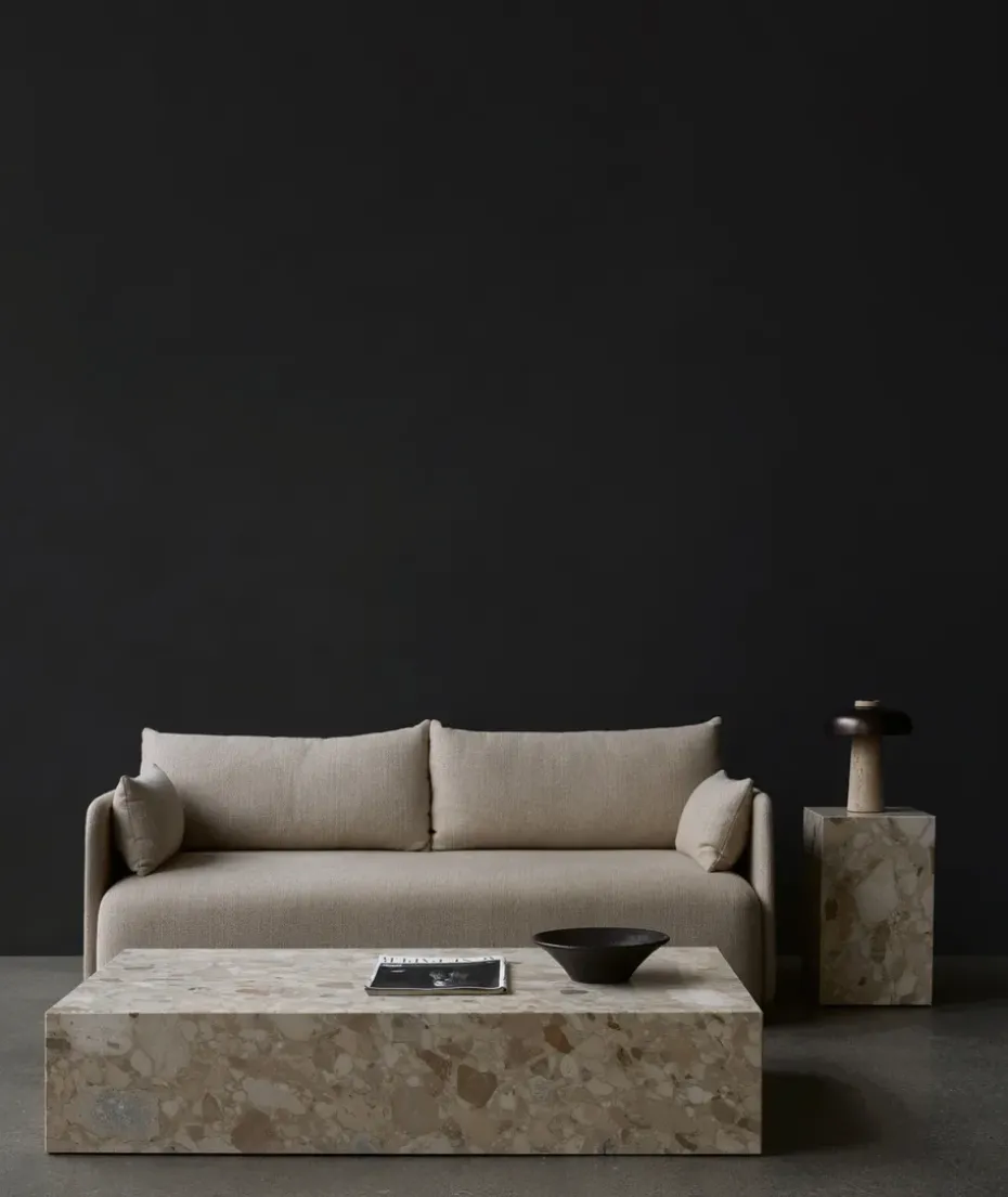 Mesa auxiliar Plinth tall 30x30x51 cm, Multi rose
