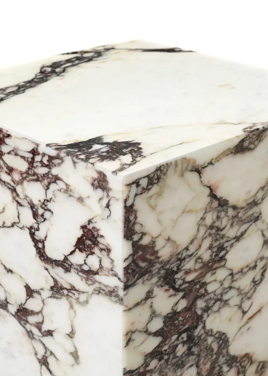 Mesa auxiliar Plinth tall 30x30x51 cm, Multi rose
