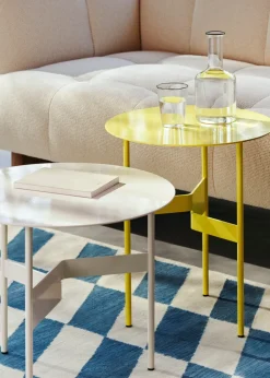 Mesa auxiliar Shim coffee table Ø45 cm, Custard