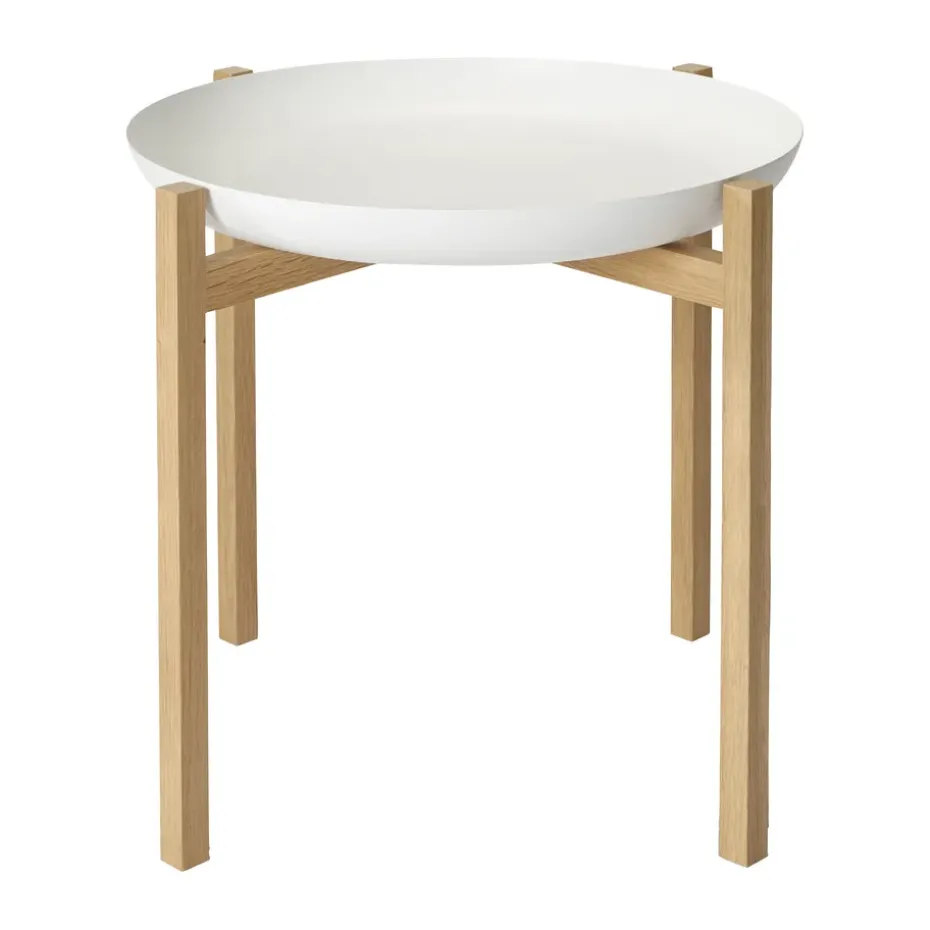 Mesa auxiliar Tablo Table Set, High white
