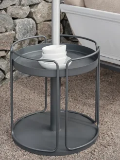 Mesa auxiliar y base para sombrilla Shady, Anthracite