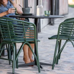 Mesa de café Drop Ø80 cm, Lava grey-lava grey