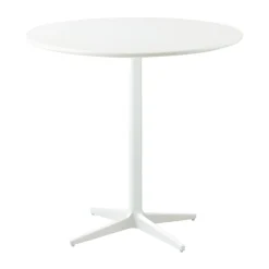 Mesa de café Drop Ø80 cm, White-white
