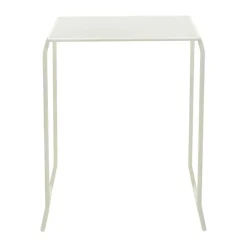 Mesa de café Haru, Pearl white, 54x61 cm