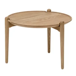 Mesa de centro Aria, Roble, Ø60x37 cm