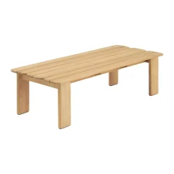 Mesa de centro Assemble, Teca, 135 × 55 cm