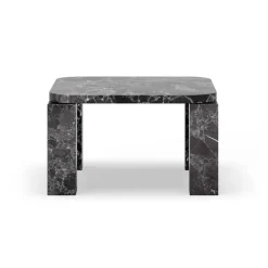 Mesa de centro Atlas 60x60 cm, Mármol negro Costa