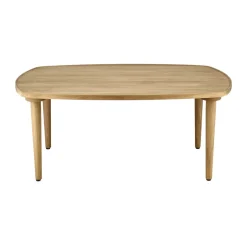 Mesa de centro Nyhem 89x59x37 cm, Naturlackad ek