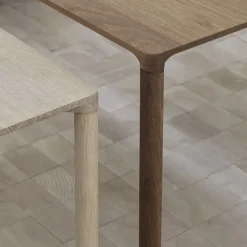 Mesa de centro Piloti 6715, Roble claro aceitado - altura 35 cm