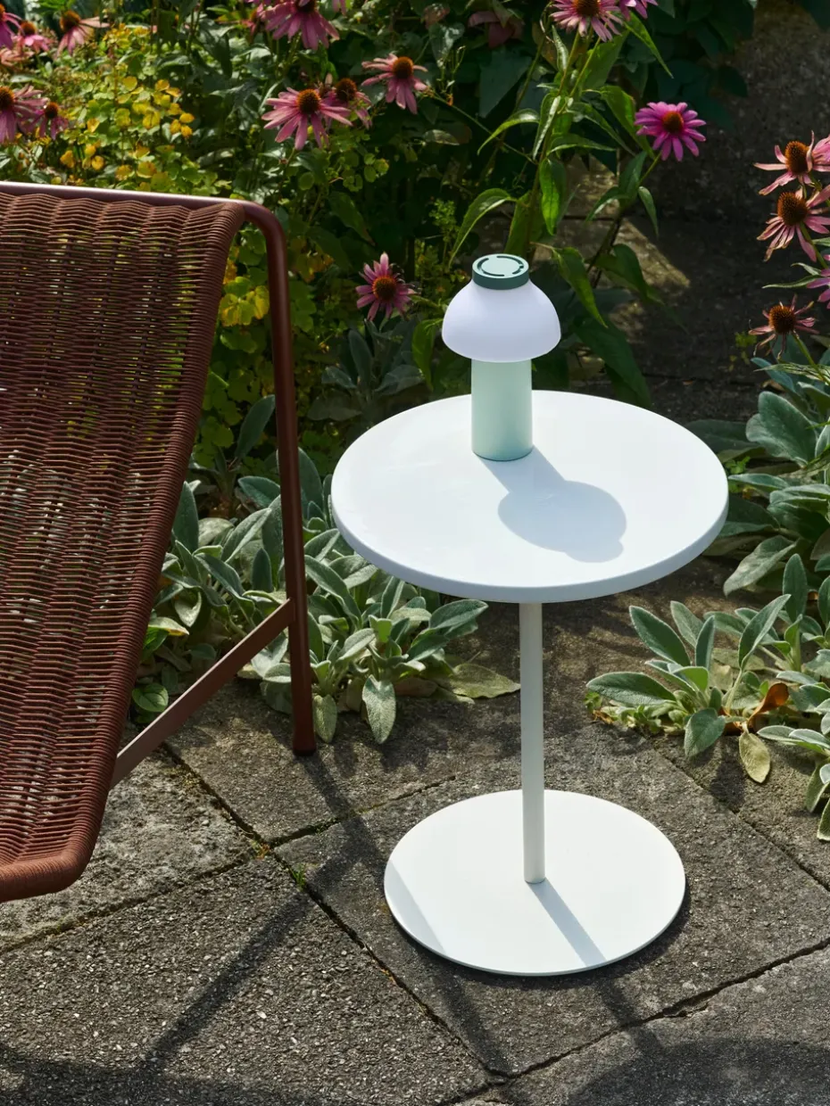 Mesa de centro Pyro Ø45 cm, Eggshell-cream white