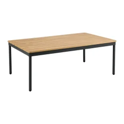Mesa de centro Reno, Negro, 110×70 cm