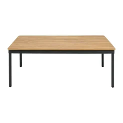 Mesa de centro Reno, Negro, 110×70 cm