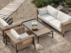 Mesa de centro Shell, Negro