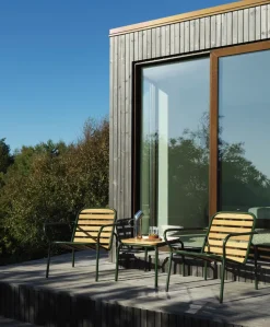 Mesa de centro Vig Robinia 55x45 cm, Green