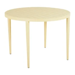 Mesa de comedor Bigby, Lemon, Ø100 cm