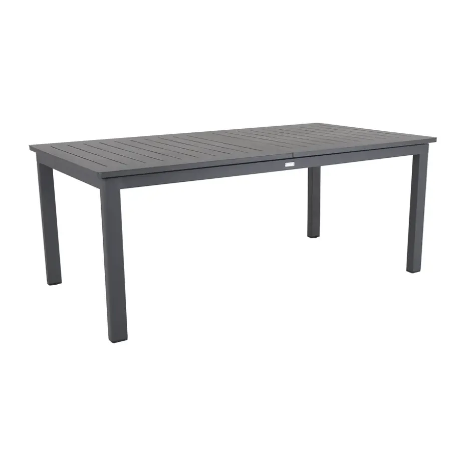 Mesa de comedor extensible Lomma, Anthracite 194-312 cm