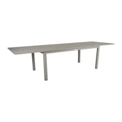 Mesa de comedor extensible Lomma, Khaki 194-312 cm