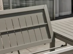 Mesa de comedor extensible Lomma, Khaki 194-312 cm