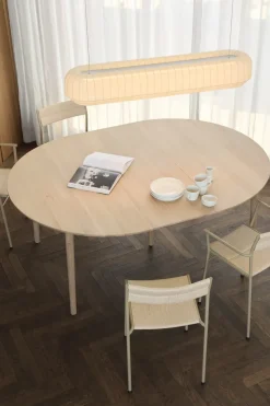 Mesa extensible Expand Ø140 cm, Roble aceitado claro