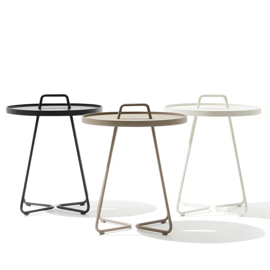 Mesa On the move Ø44 cm, White