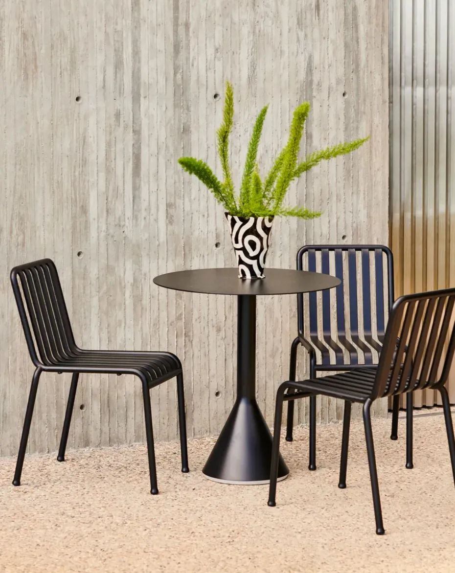 Mesa redonda de café Palissade Cone, Anthracite, ø70
