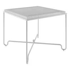 Mesa Tropique 90x90x75 cm, Classic white semi matt