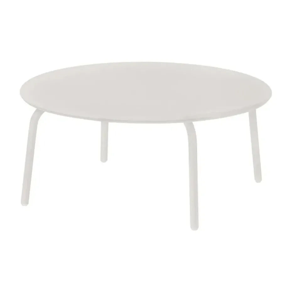 Mesa YUA lounge Ø80 cm, Silk grey