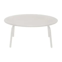 Mesa YUA lounge Ø80 cm, Silk grey