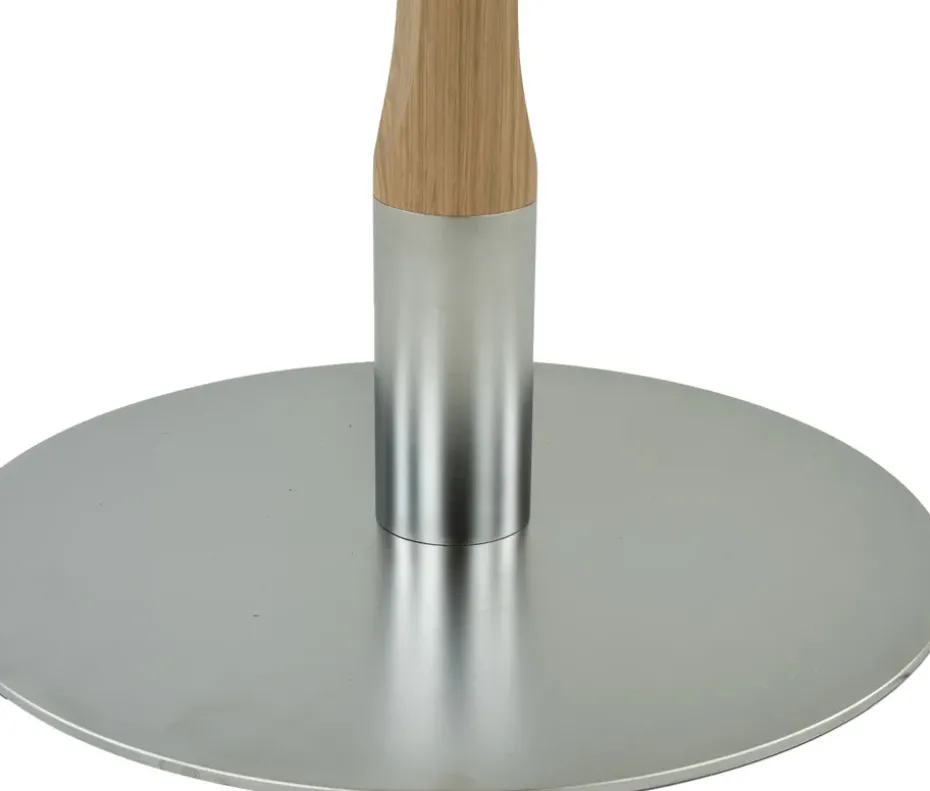 Mesita de café Rod ⌀70 cm, Roble blanqueado con acabado mate