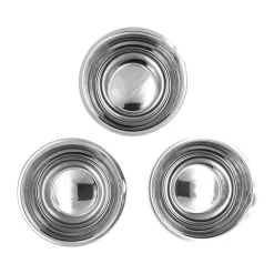 Mini cuencos con tapa premium Nordwik, Pack de 3