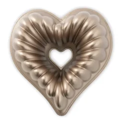 Molde de horno Nordic Ware elegant heart bundt, 2,4 L