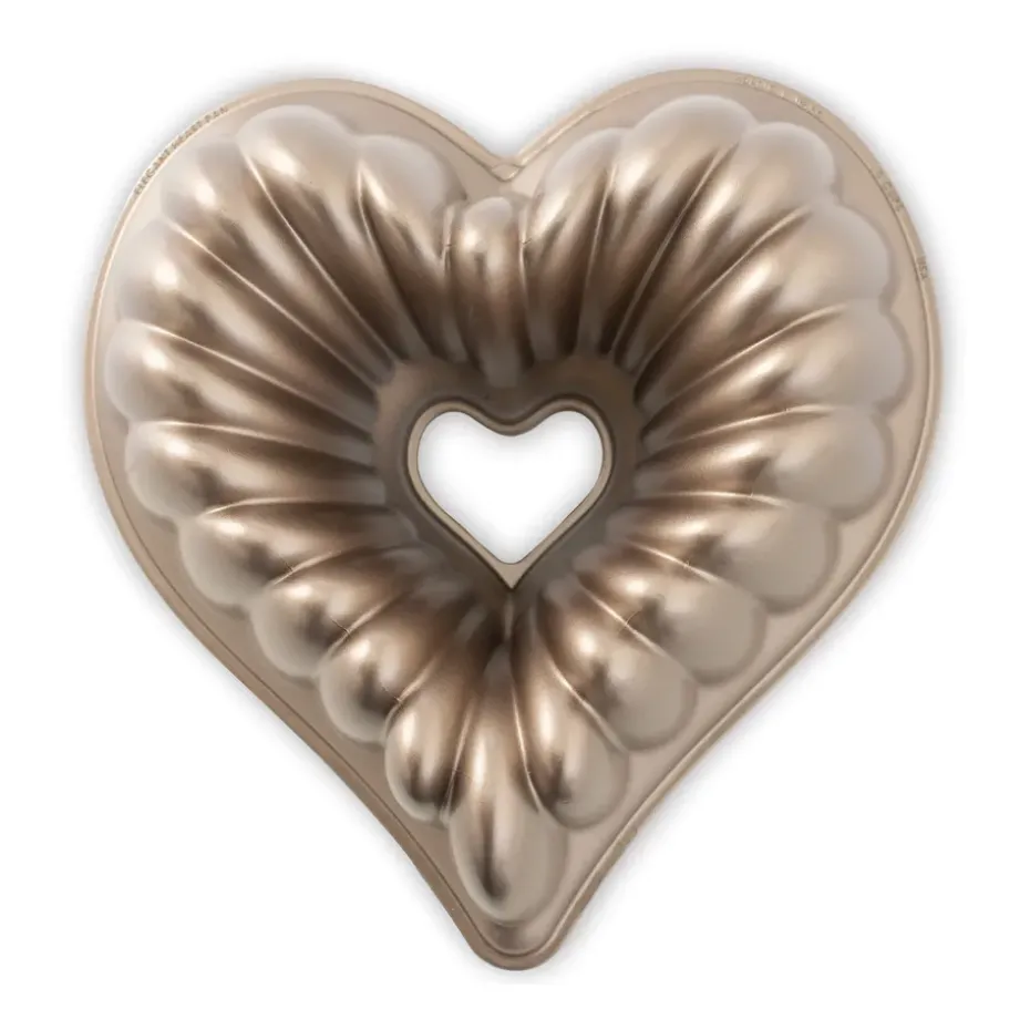 Molde de horno Nordic Ware elegant heart bundt, 2,4 L