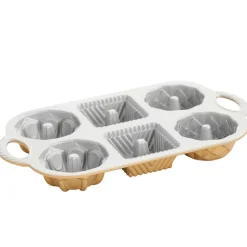 Molde de horno Nordic Ware geo bundtlette, 0,8 L