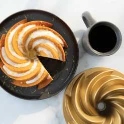 Molde de horno Nordic Ware heritage bundt oro, 1,4 L