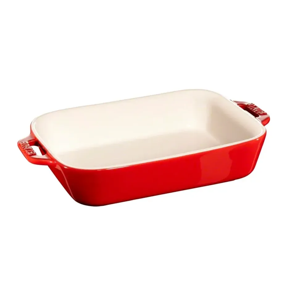 Molde de horno Staub rectangular 20 x 16 cm, rojo