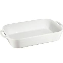 Molde de horno Staub rectangular 34 x 24 cm, blanco