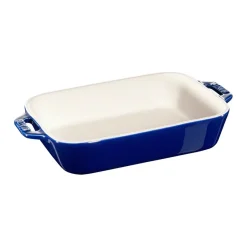 Molde de horno Staub rectangular 20 x 16 cm, azul