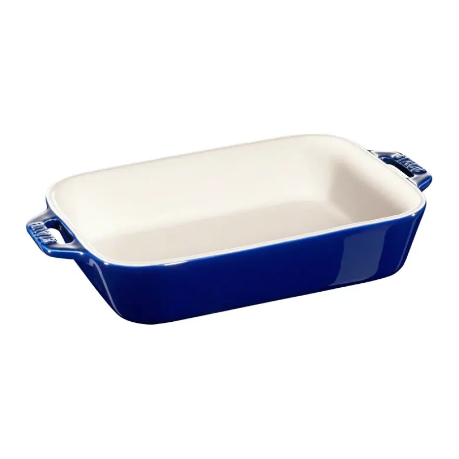 Molde de horno Staub rectangular 20 x 16 cm, azul