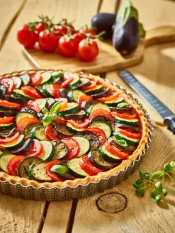 Molde de tarta con fondo extraíble De Buyer, Ø28 cm