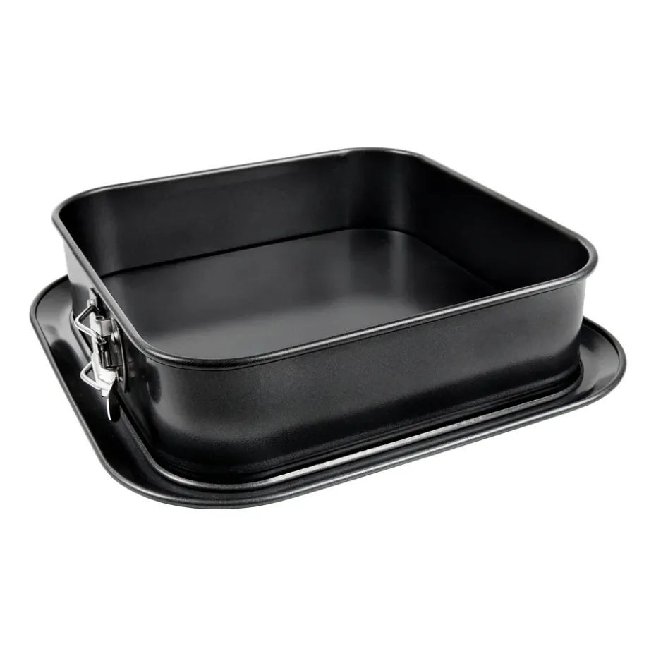 Molde desmontable Heirol cuadrado base extra ancho, 24x24 cm